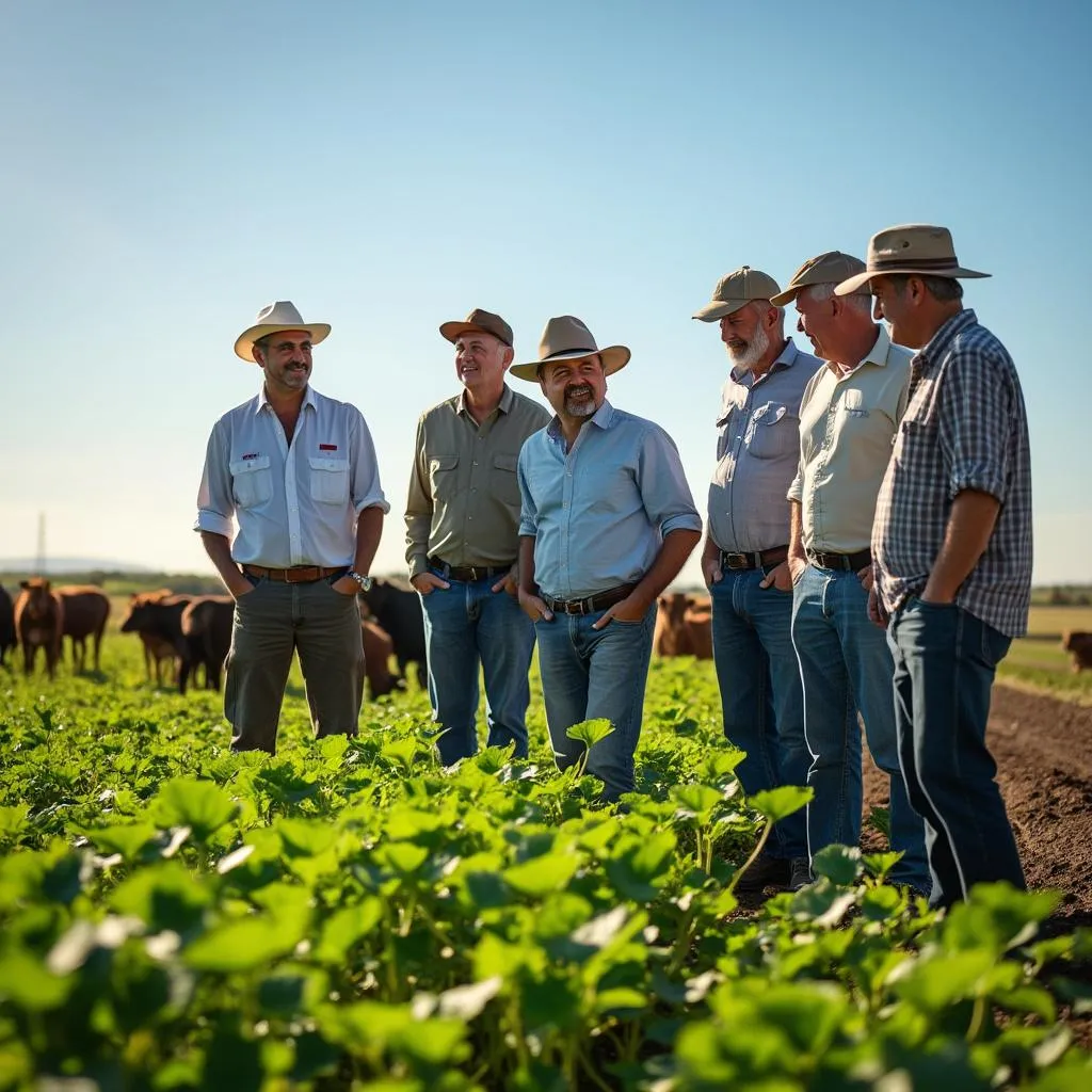 Visita técnica a campo agrícola