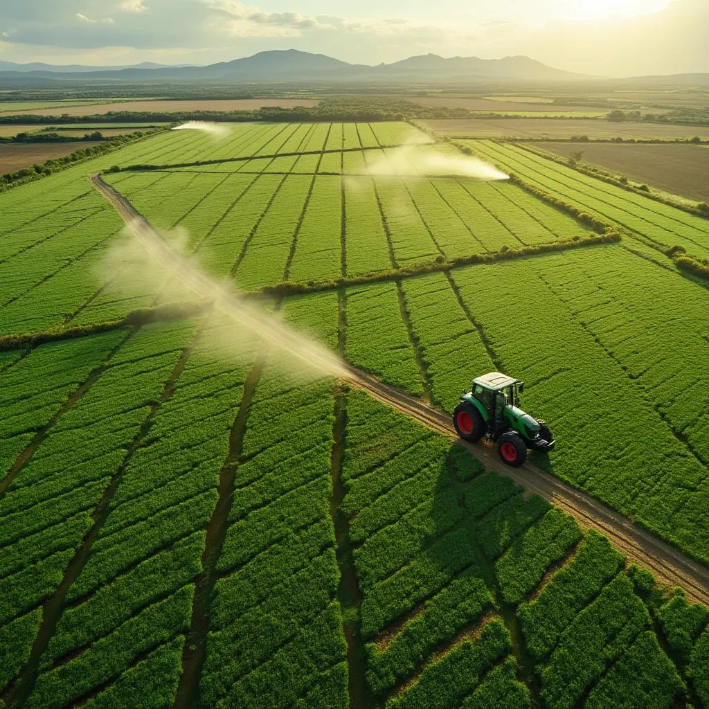 Campos agrícolas en Uruguay